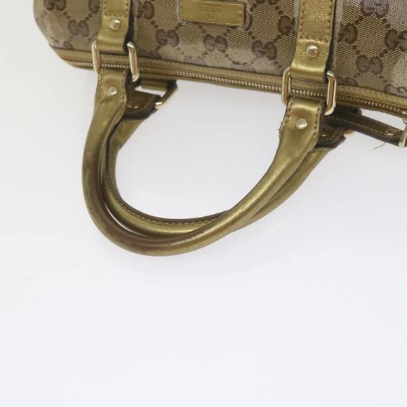 GUCCI GG Crystal Hand Bag Gold 193604 Auth 60877 - Picture 8 of 16
